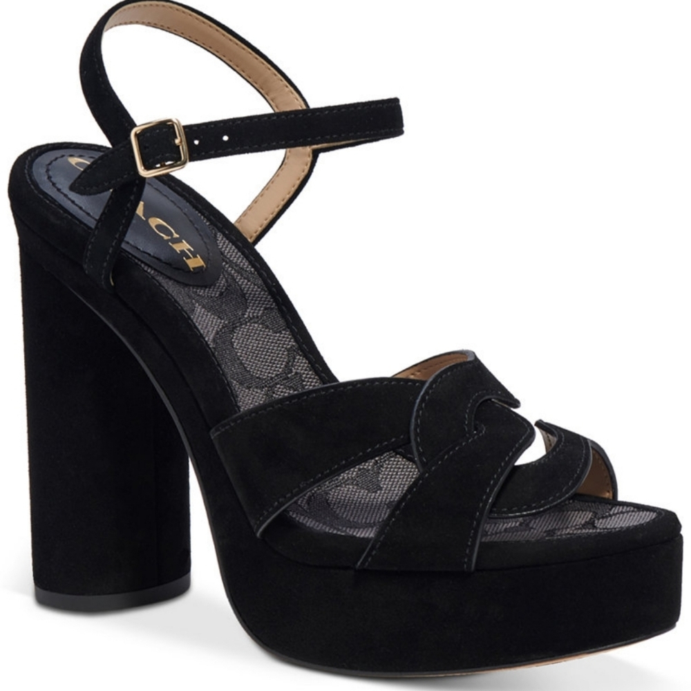 NEW!! Coach Talina Suede Sandal